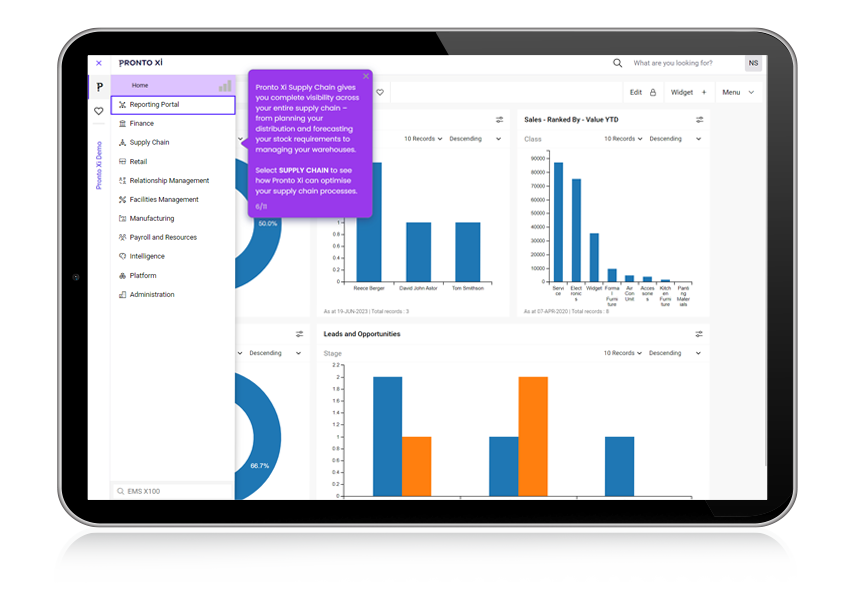 Why wait? Experience Pronto Xi ERP live now